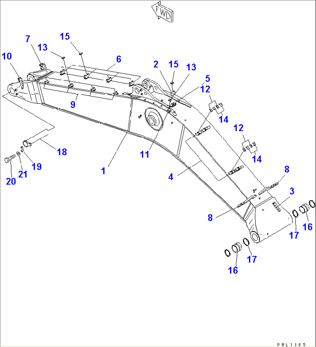 BOOM (7.3M) (BOOM AND TOP PIN)