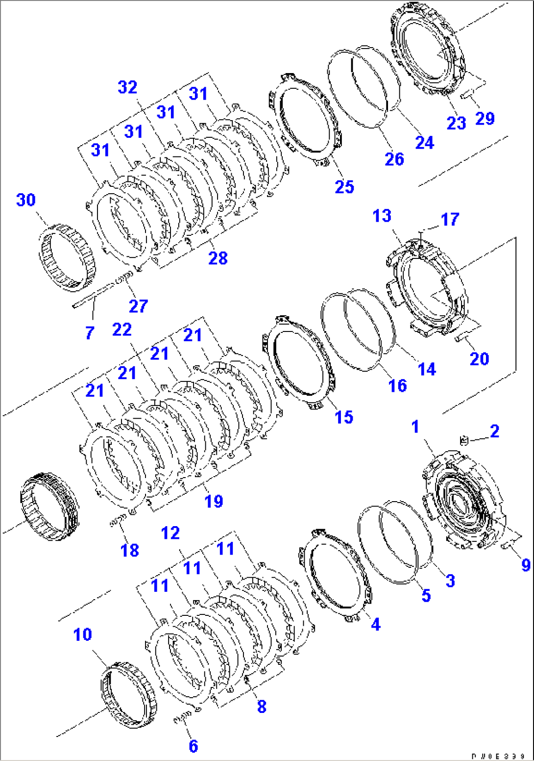 TRANSMISSION (HOUSING) (1/3)(#35001-)