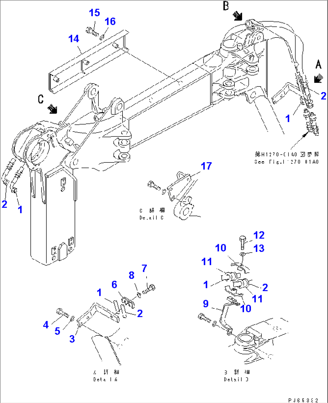 ATTACHMENT LINE (FOR BREAKER ARM)