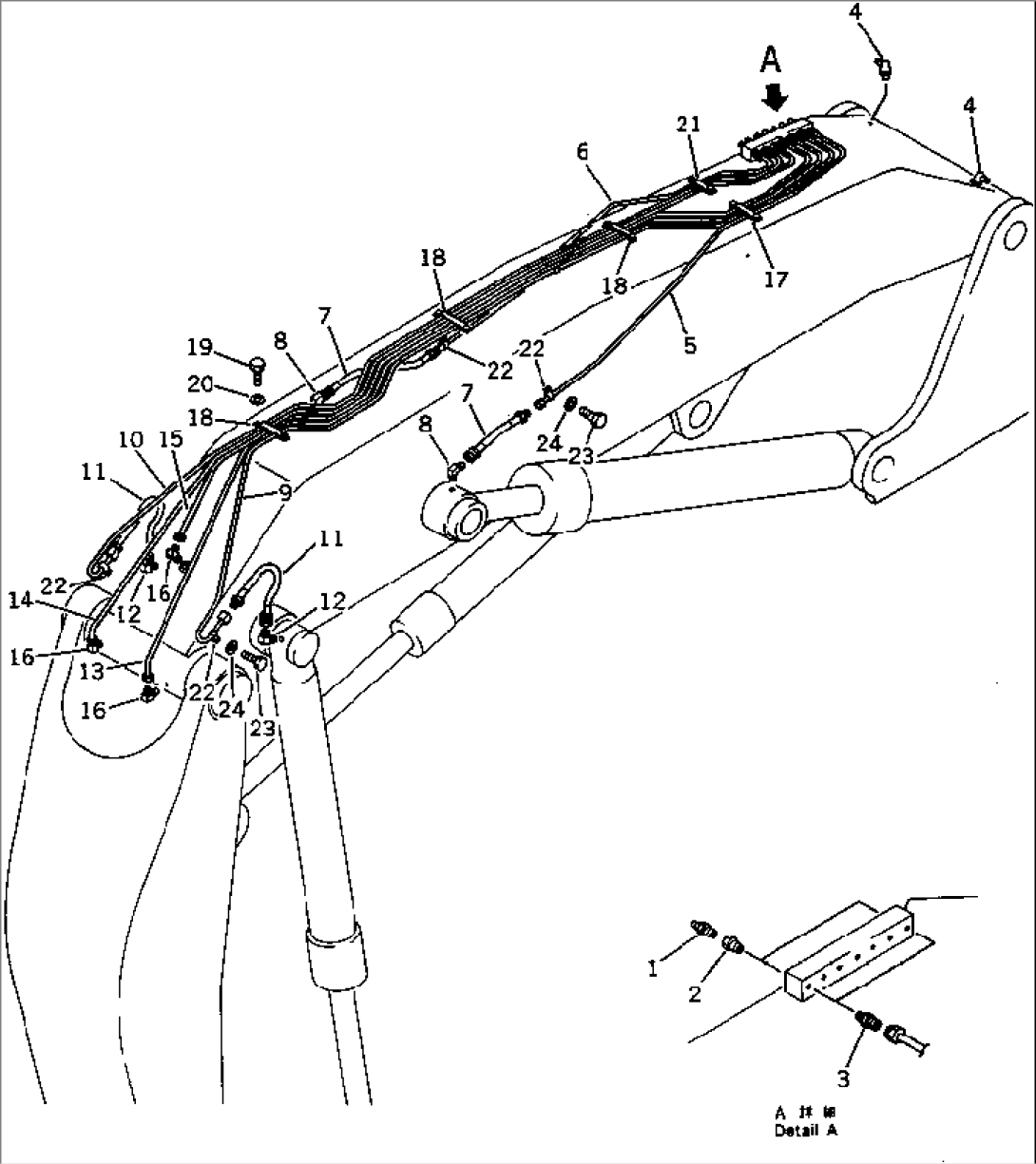 WORK EQUIPMENT LUBRICATION (1/2) (FOR BOTTOM DUMP LOADER)