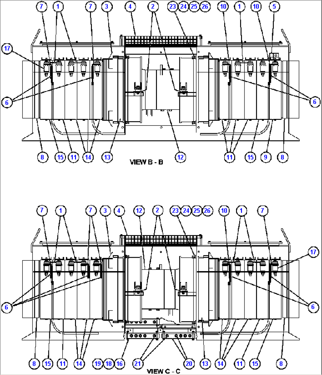 RETARDING GRID ASSEMBLY 2/3 (PC2142)