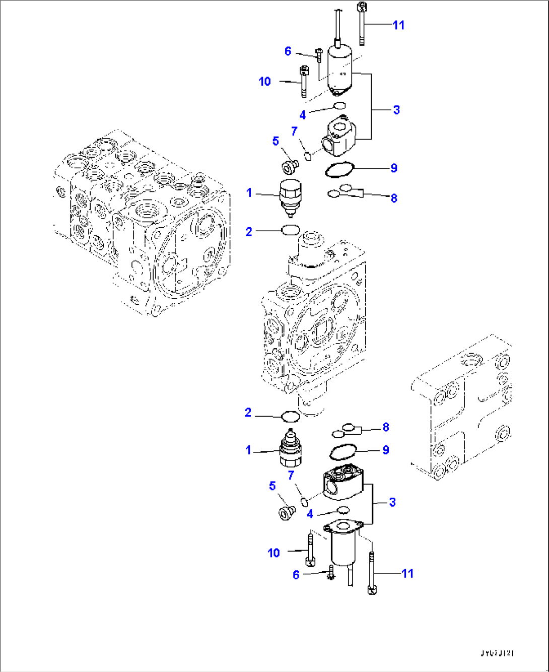 Fender Group, Control Valve, 4-Valve (10/11) (#80001-)
