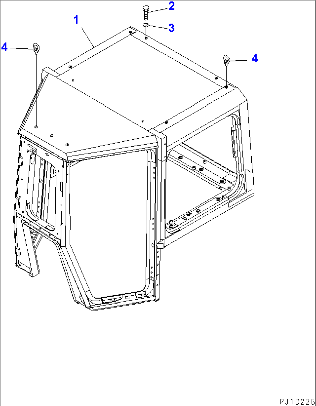 CAB BODY (COLD WEATHER (B) SPEC.)