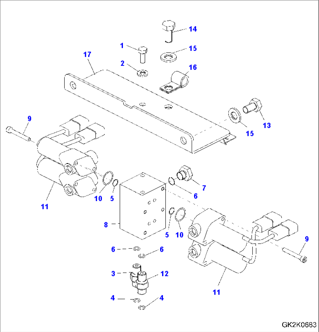 SOLENOID VALVE (PROP CONTROL) (FOUR STATIONS)