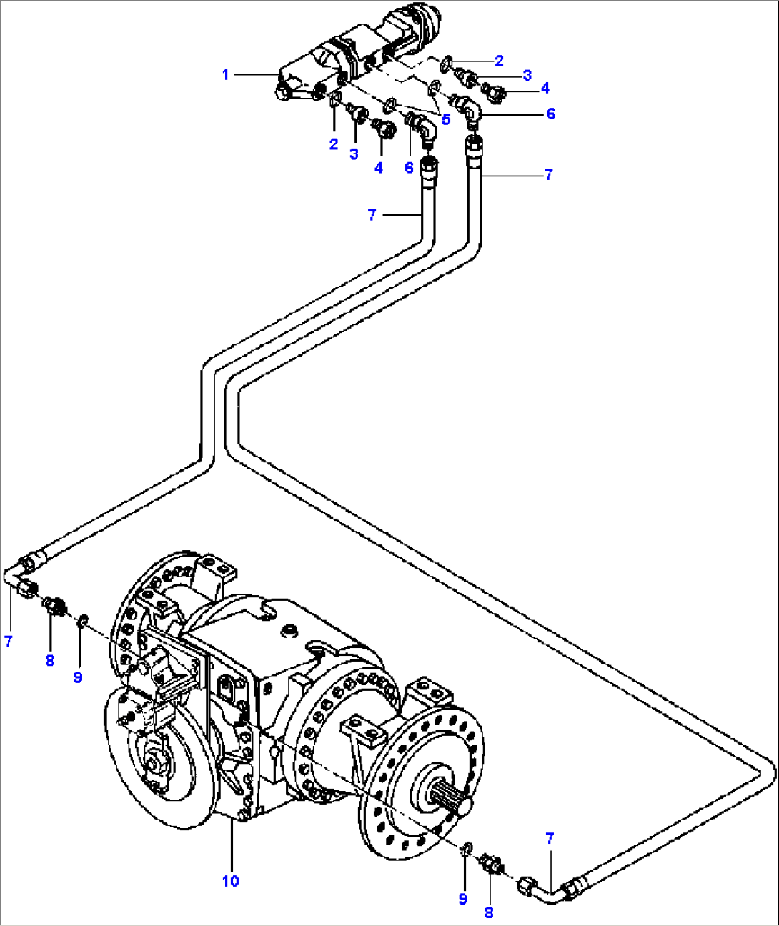 HYDRAULIC BRAKE LINES WITH AWD