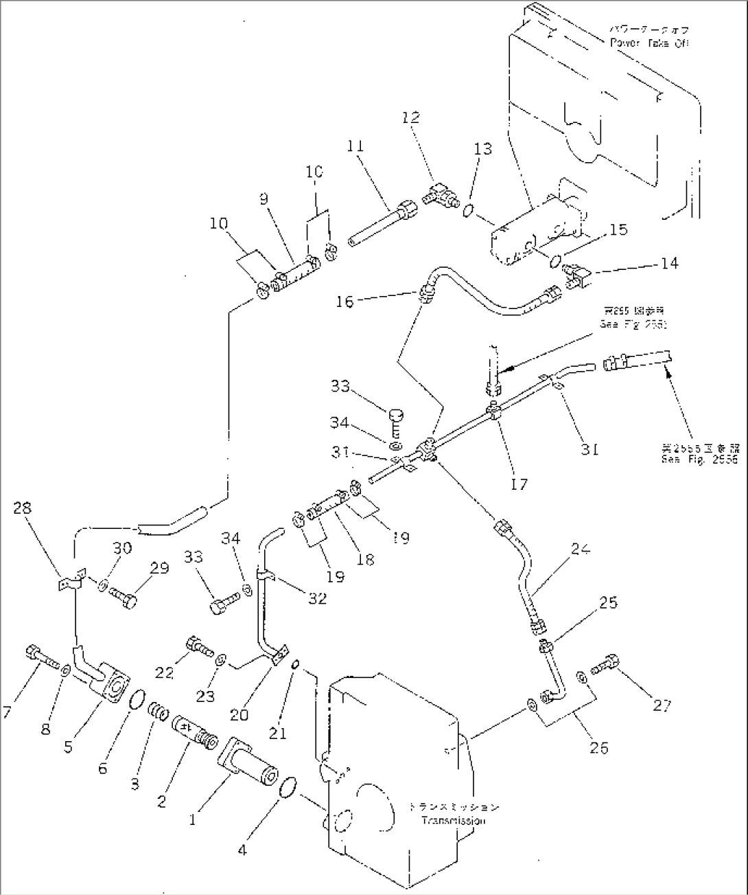 LUBRICATION PIPING (TRANSMISSION)