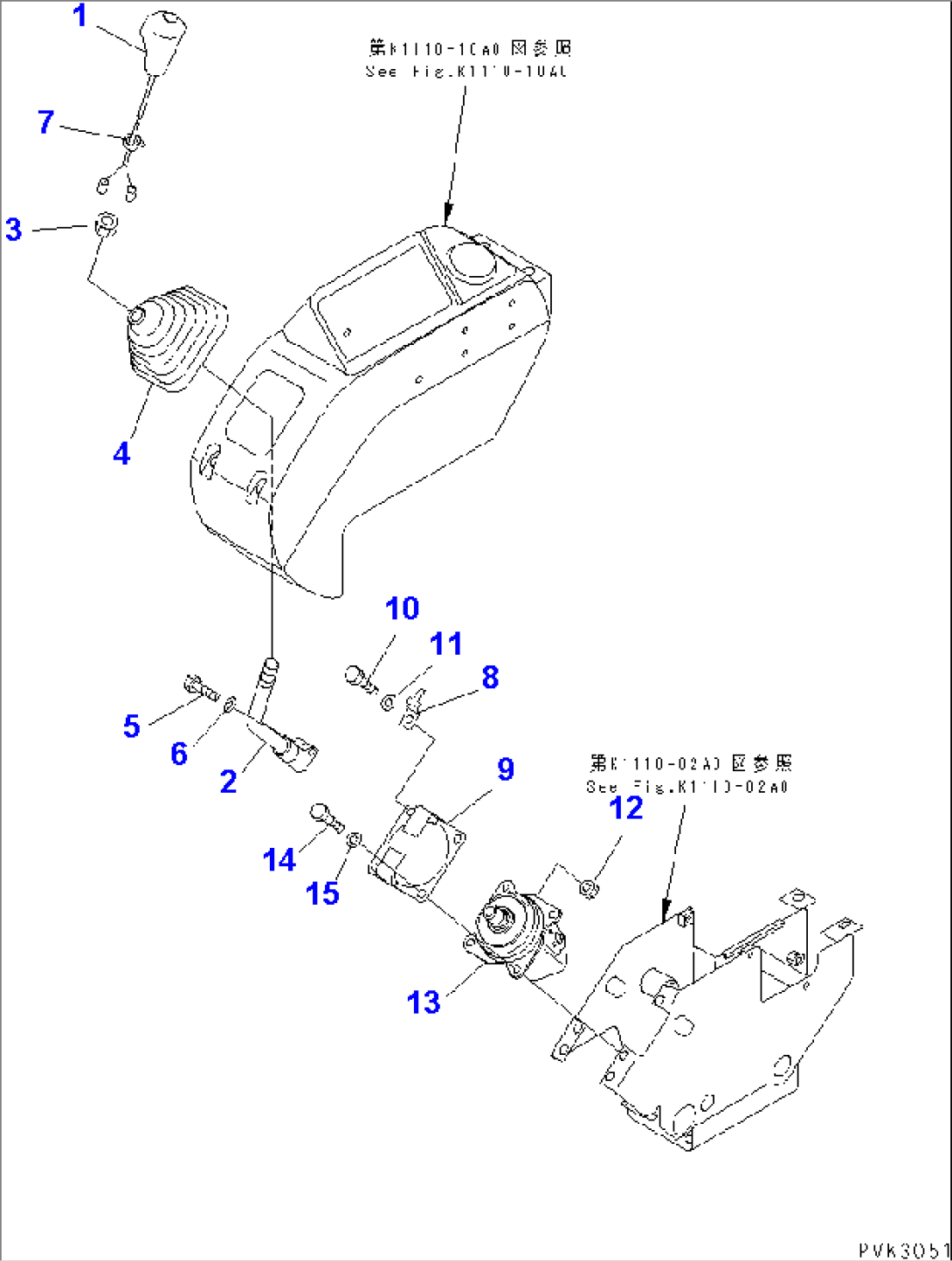 FLOOR FRAME (LEVER R.H. AND VALVE R.H.)