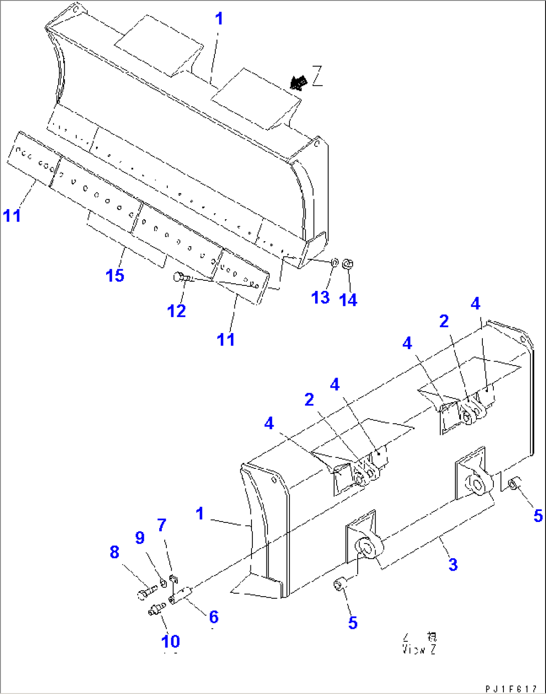 CUSHION DOZER BLADE