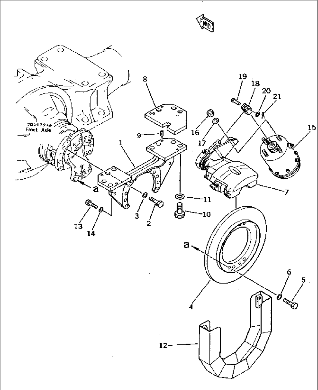 PARKING BRAKE MOUNTING
