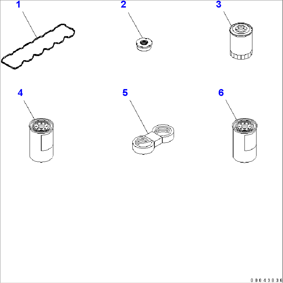 SPARE PARTS (FOR 35A SHIELD ALTERNATOR)(#26507589-)