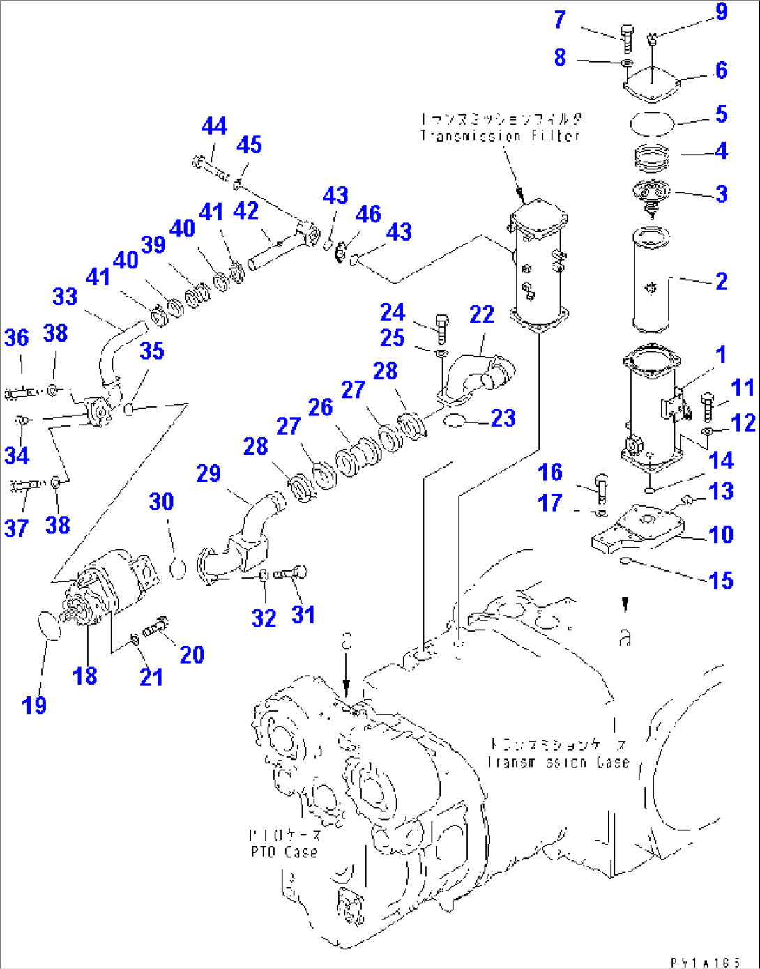 T/C FILTER AND STEERING PIPING