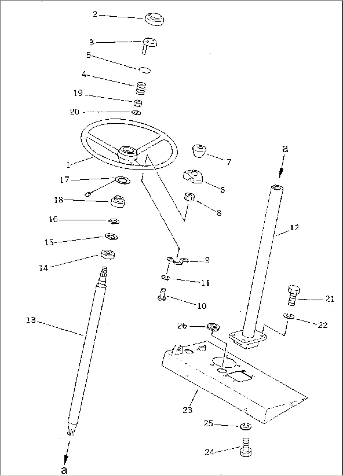 STEERING WHEEL (RIGID TYPE)