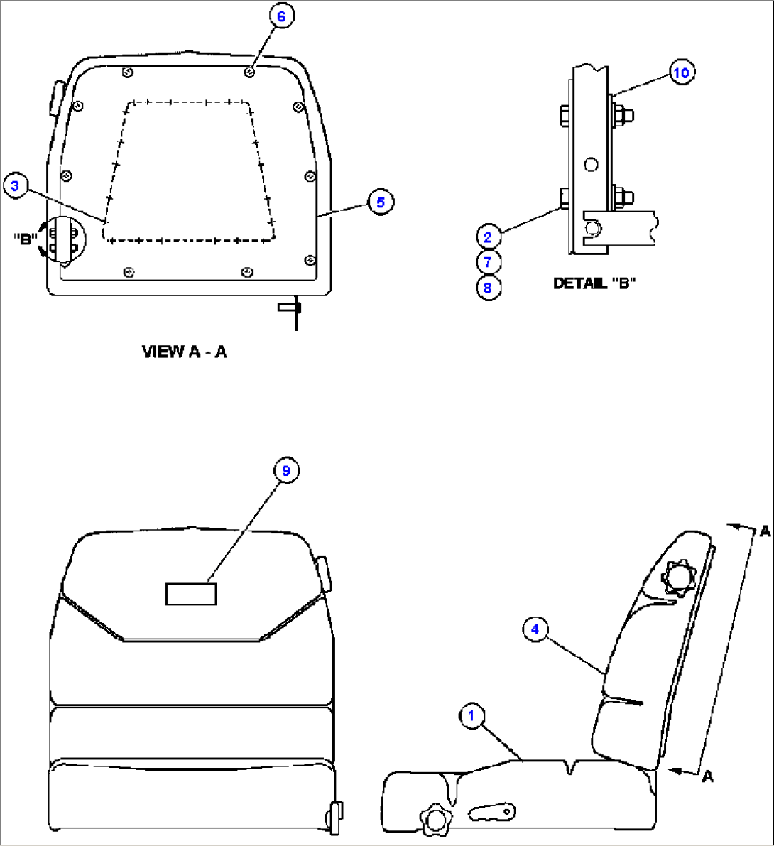 SEAT TOP ASSEMBLY (LA0244)