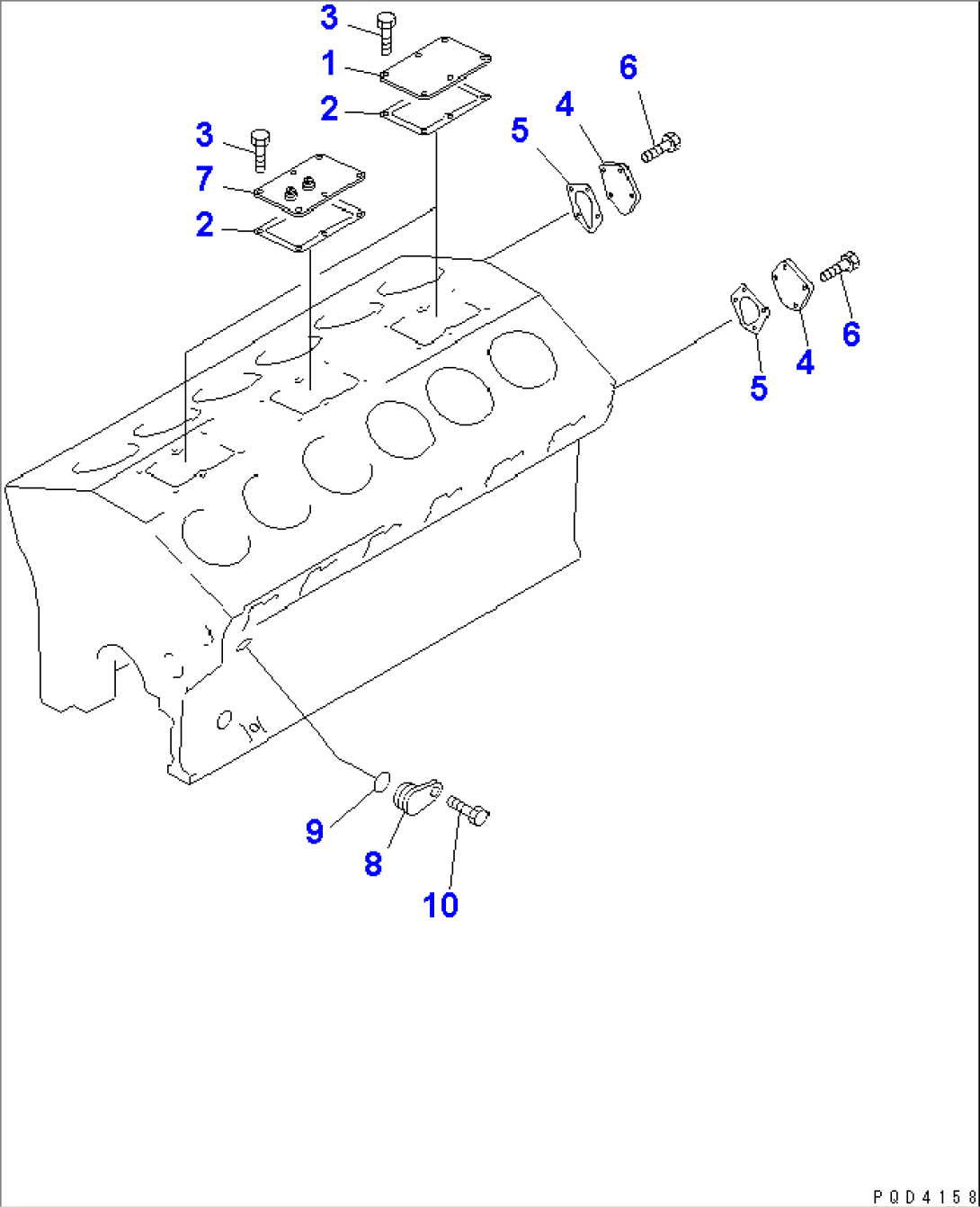 CYLINDER BLOCK COVER(#11797-11858)