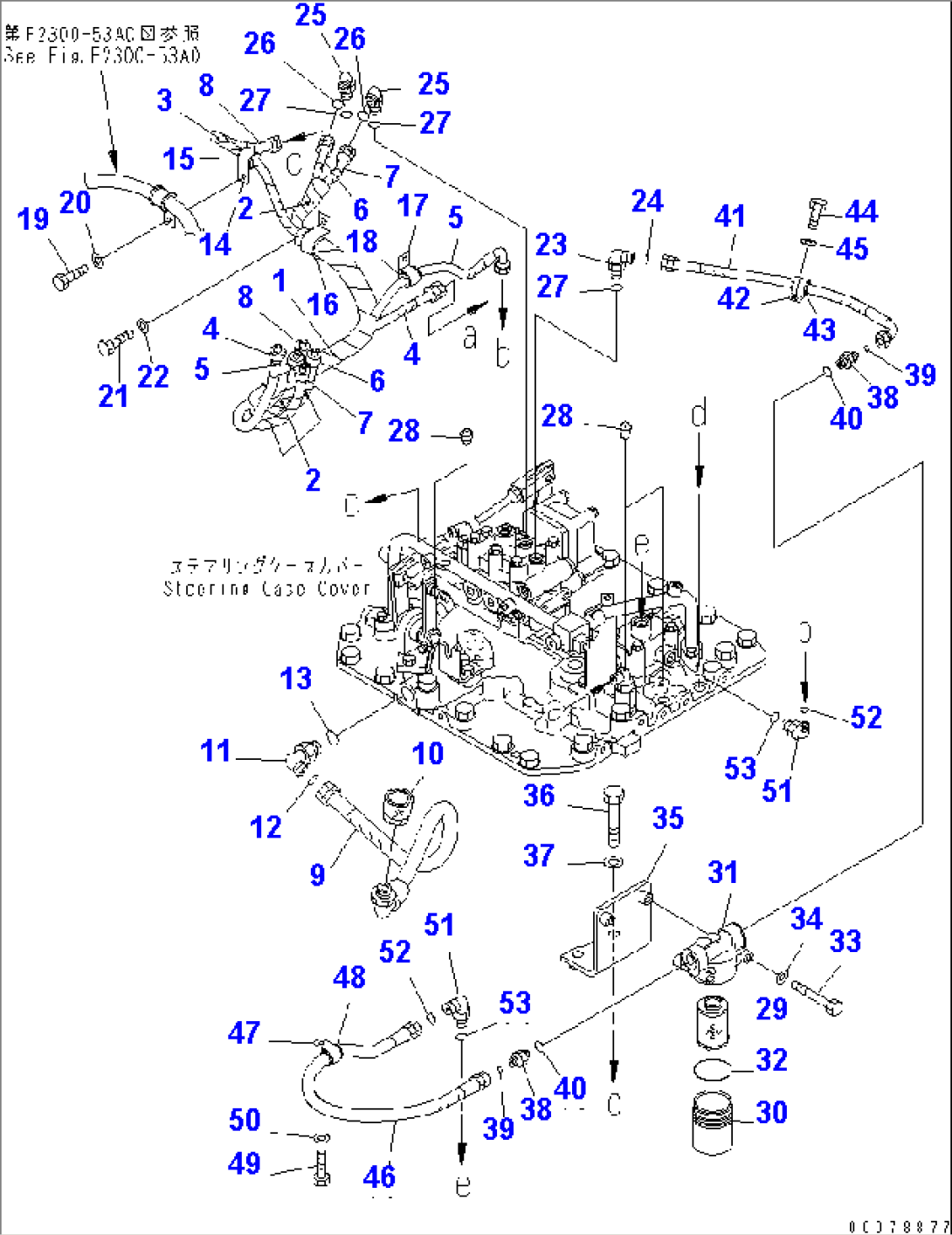 CLUTCH AND BRAKE (STEERING PILOT PIPING)