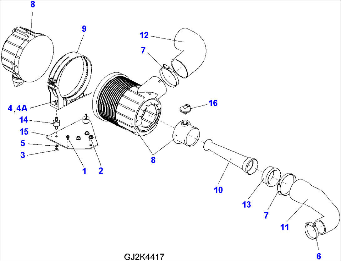 AIR FILTER SYSTEM, STANDARD