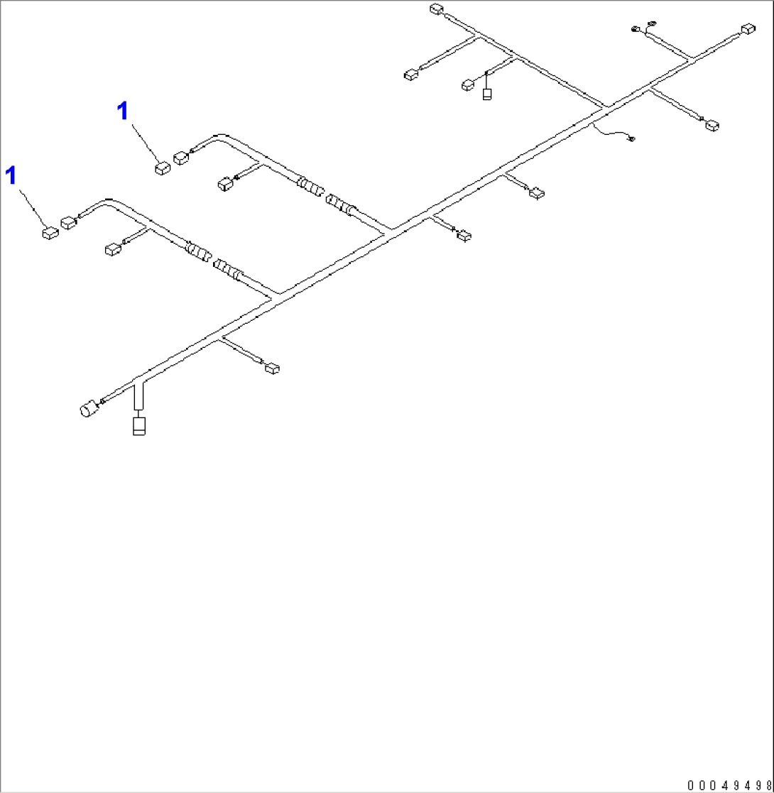 DIFFERENTIAL LOCK PIPING (CONNECTOR) (LIMITED SLIP DIF.)(#7001-)