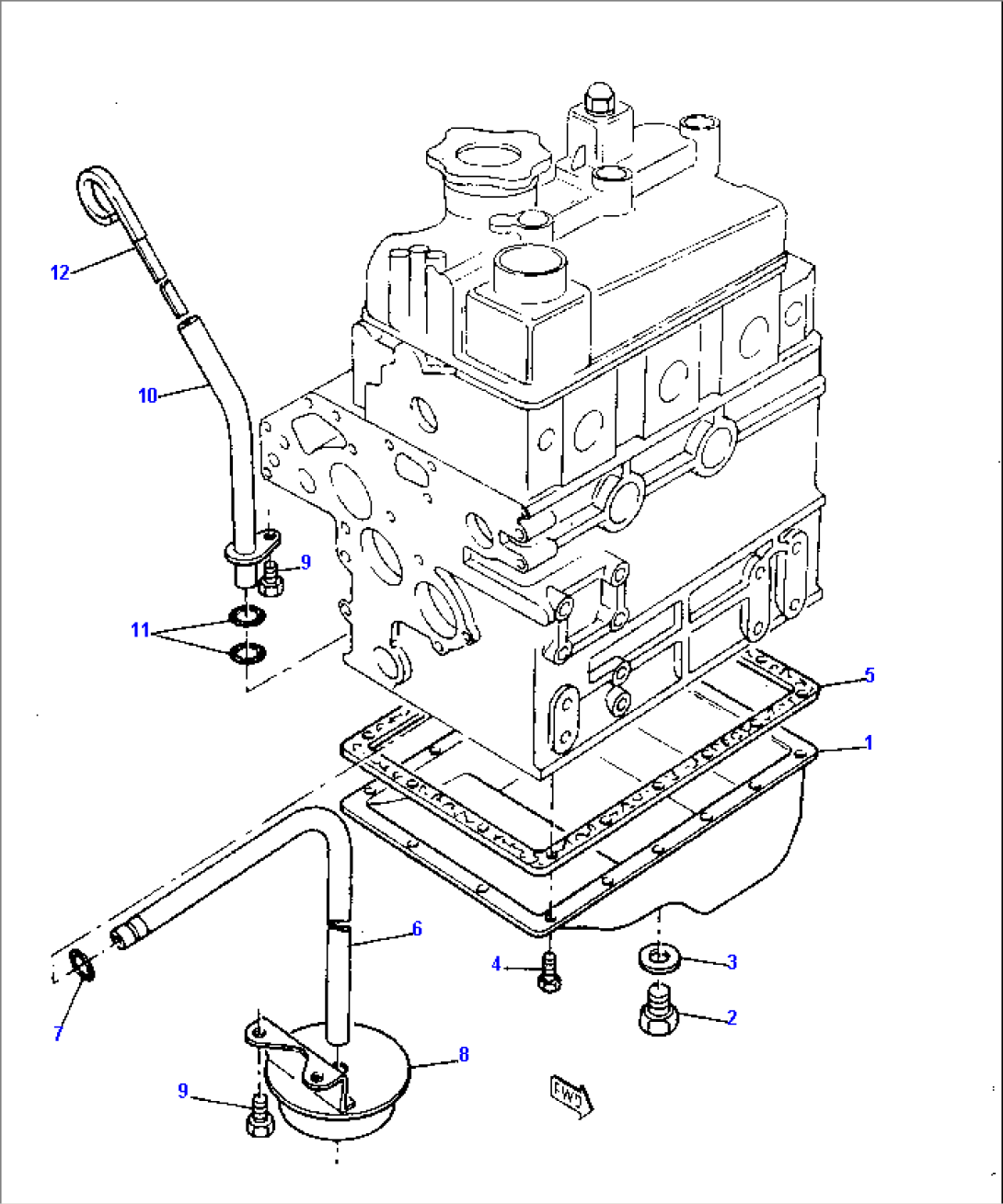 LUBRICATING OIL SUMP