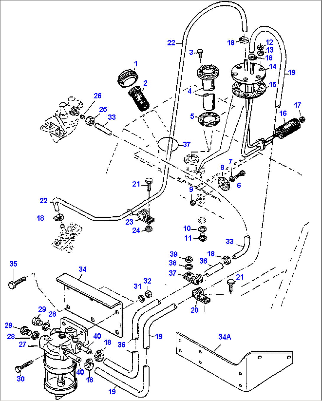 FUEL SYSTEM, PRE FILTER