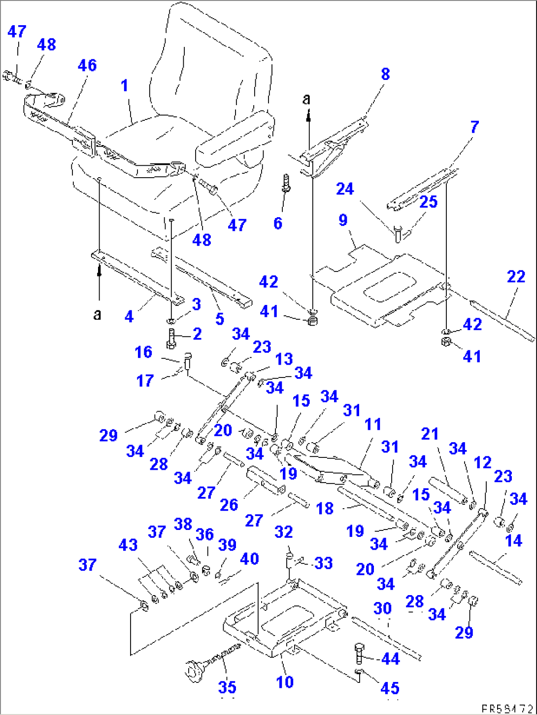 AUXILIARY SEAT (WITH WIDE CAB)(#11339-)