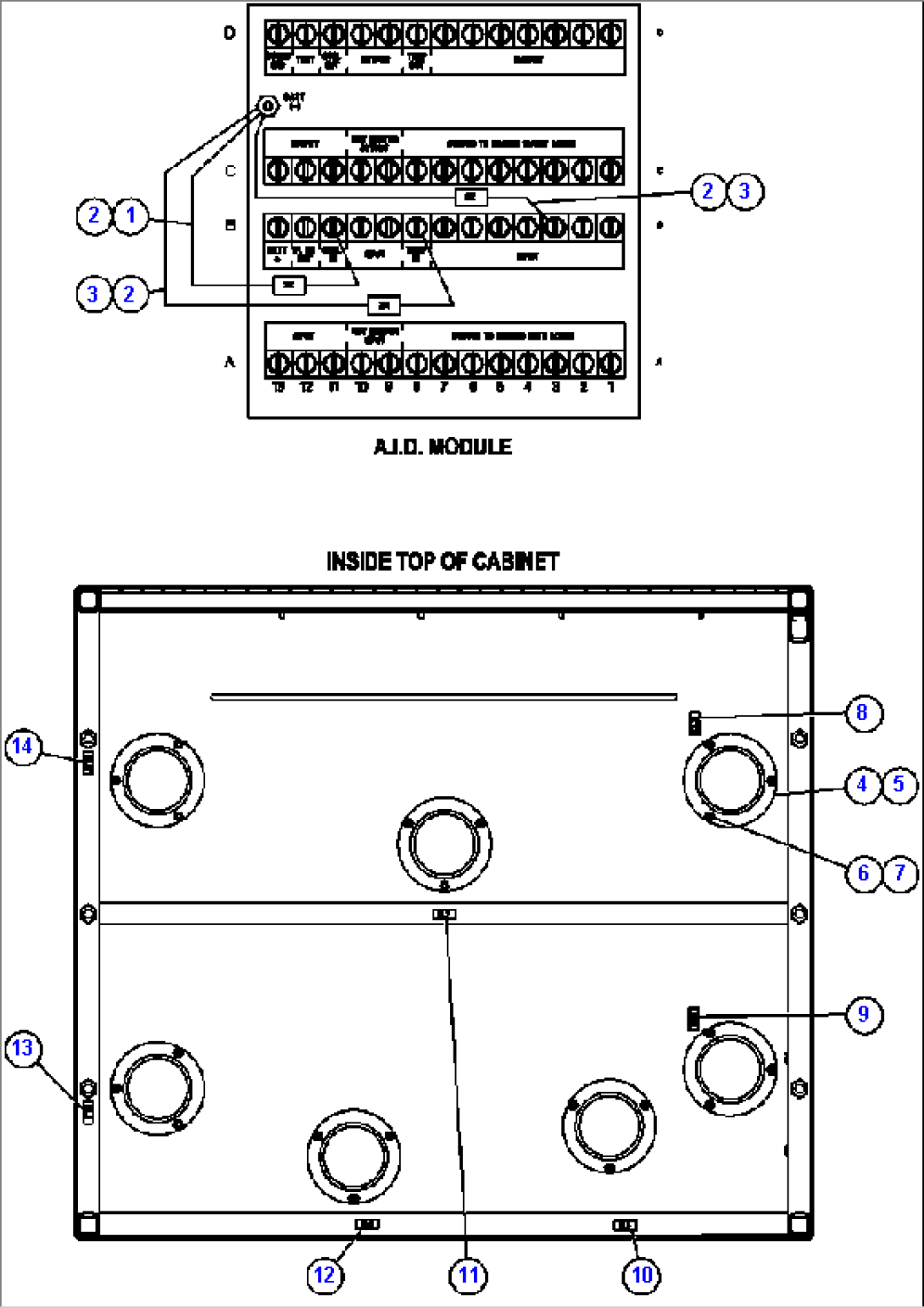 AUXILIARY CONTROL CABINET COMPONENTS - 4