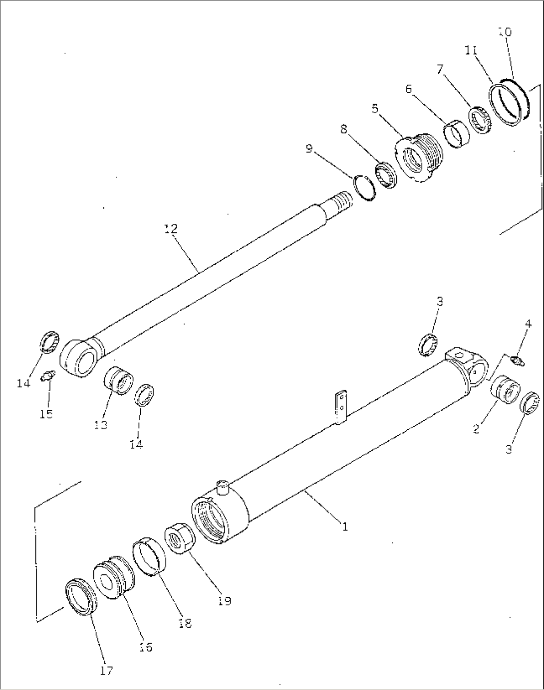 BOTH SIDE DUMP CYLINDER(#10001-.)