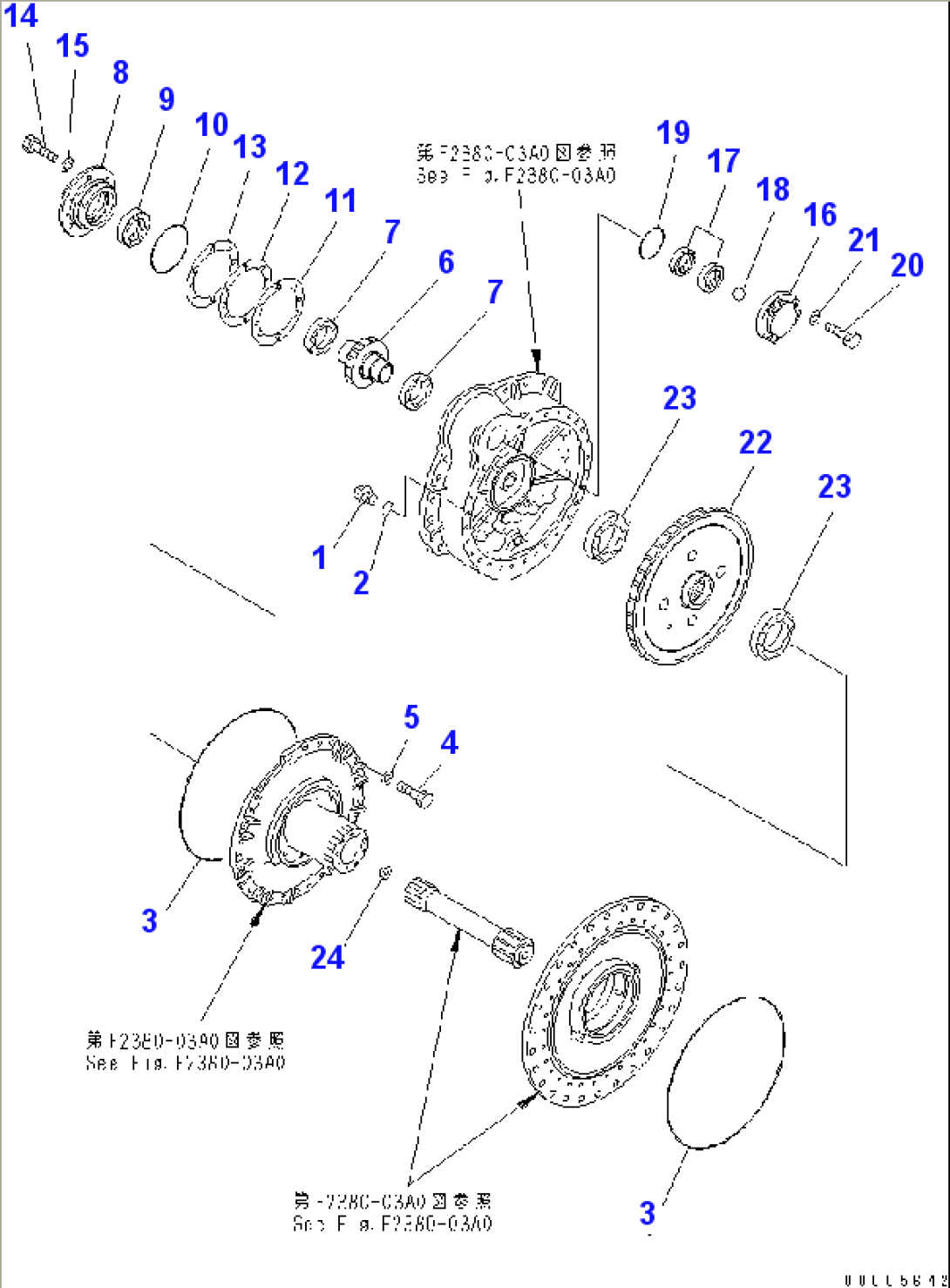 FINAL DRIVE (BEARING) (L.H.)