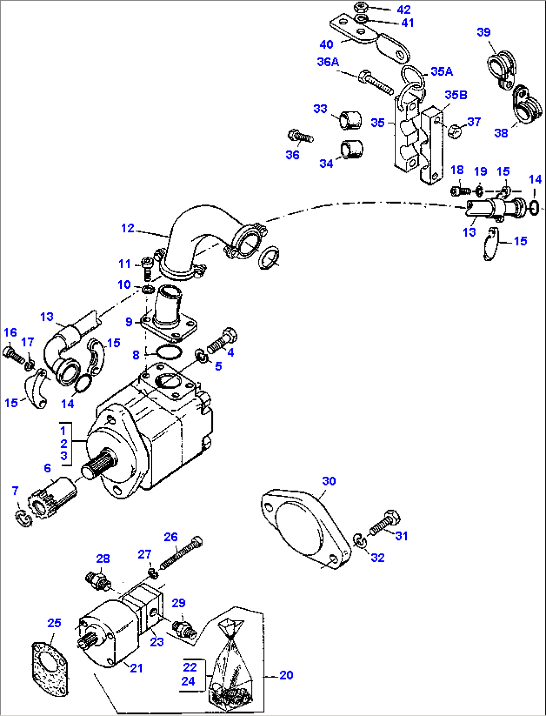 PUMPS FOR HYDRAULIC SYSTEM