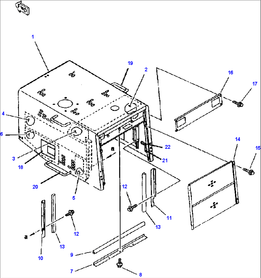 FIG NO. 5201 RADIATOR GUARD AND ENGINE HOOD