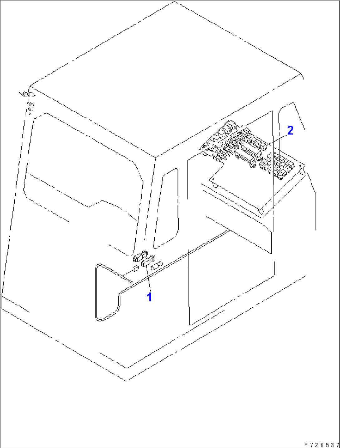 YELLOW BEACON SWITCH(#1201-1424)
