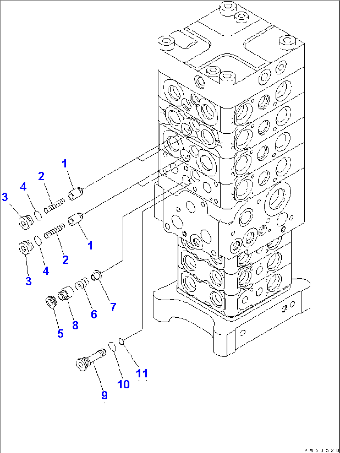 MAIN VALVE (7-VALVE) (5/29)