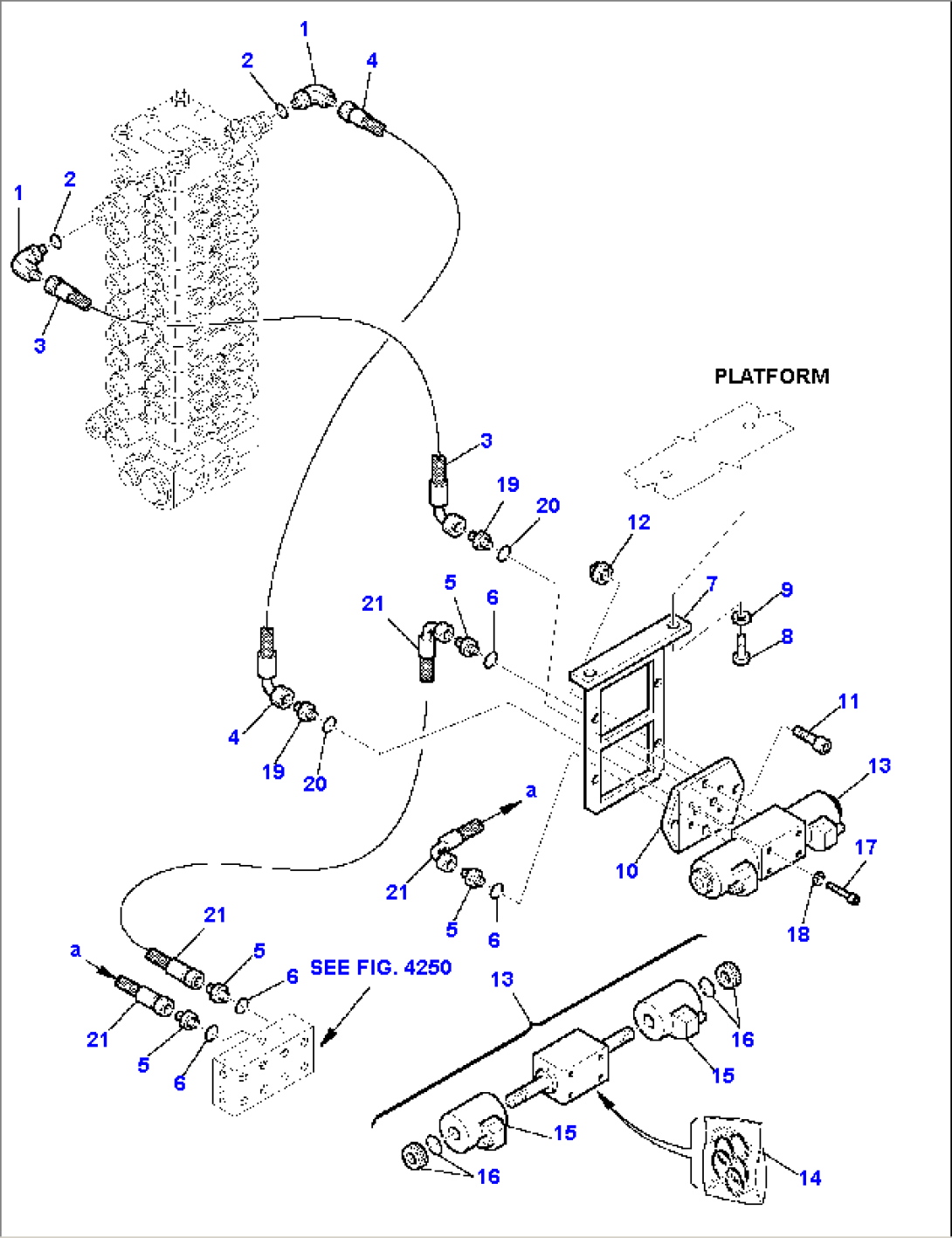 OUTRIGGER OR R.H. BLADE CYLINDER