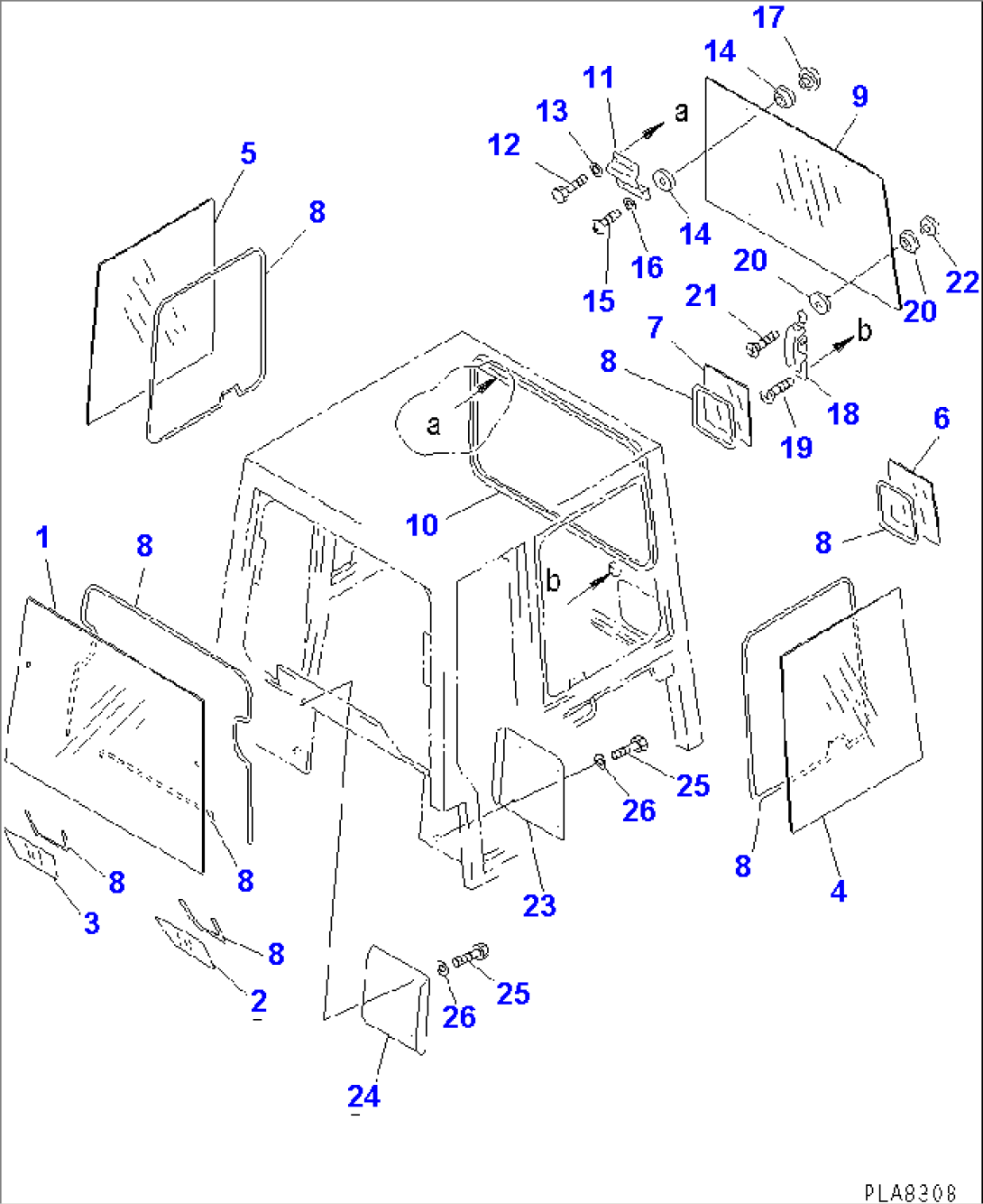 STEEL CAB (WINDOW) (4/6)