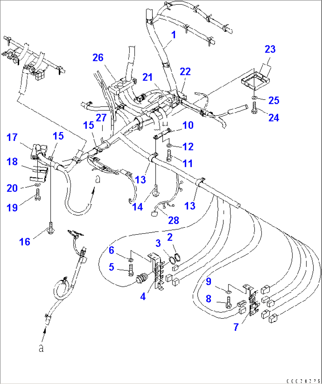 FLOOR FRAME (WIRING HARNESS)