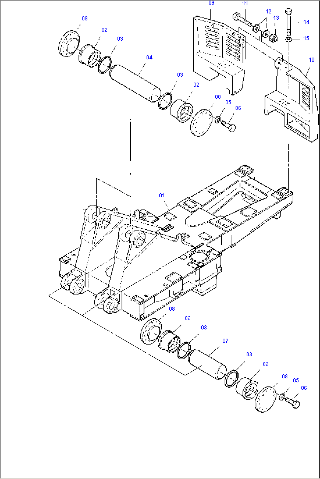 Superstructure Platform, Boom Pin and Counterweight