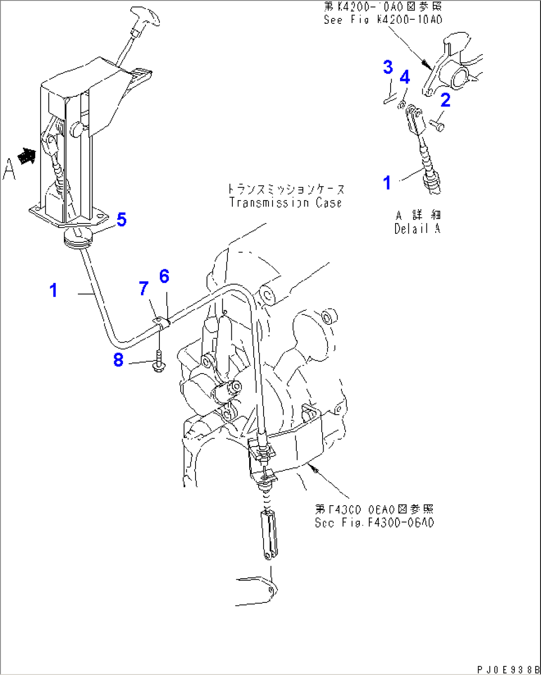 FLOOR (PARKING BRAKE) (2/2)(#64225-)