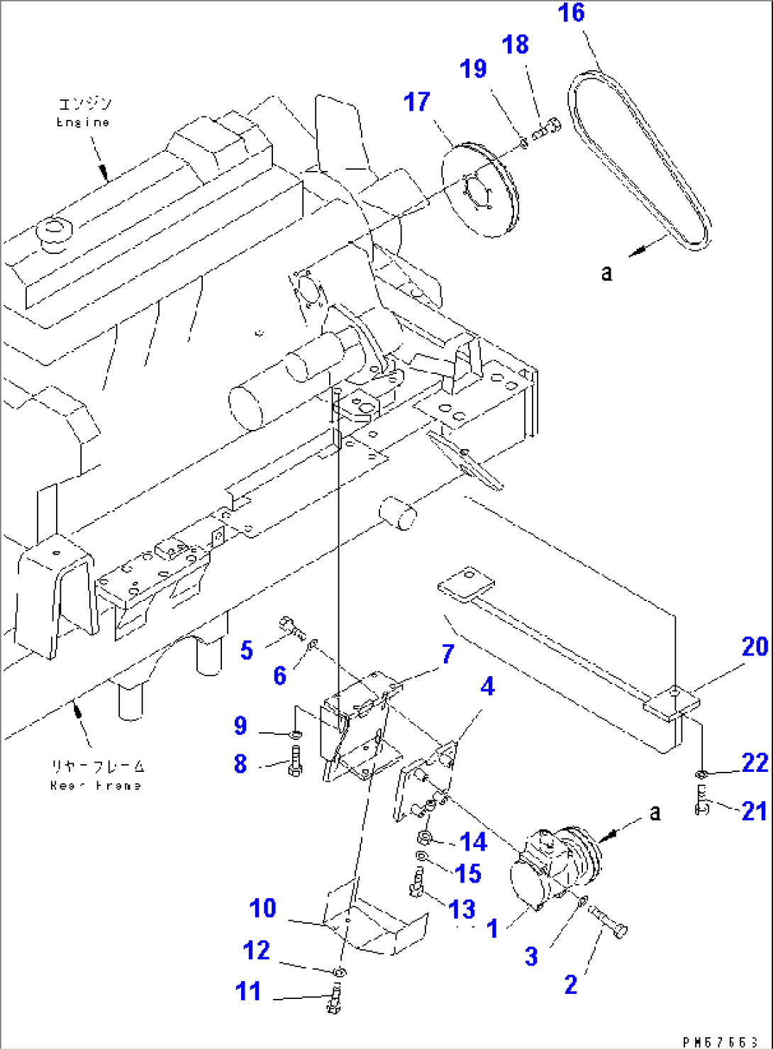 AIR CONDITIONER (3/13) (COMPRESSOR AND RELATED PARTS)(#11222-)