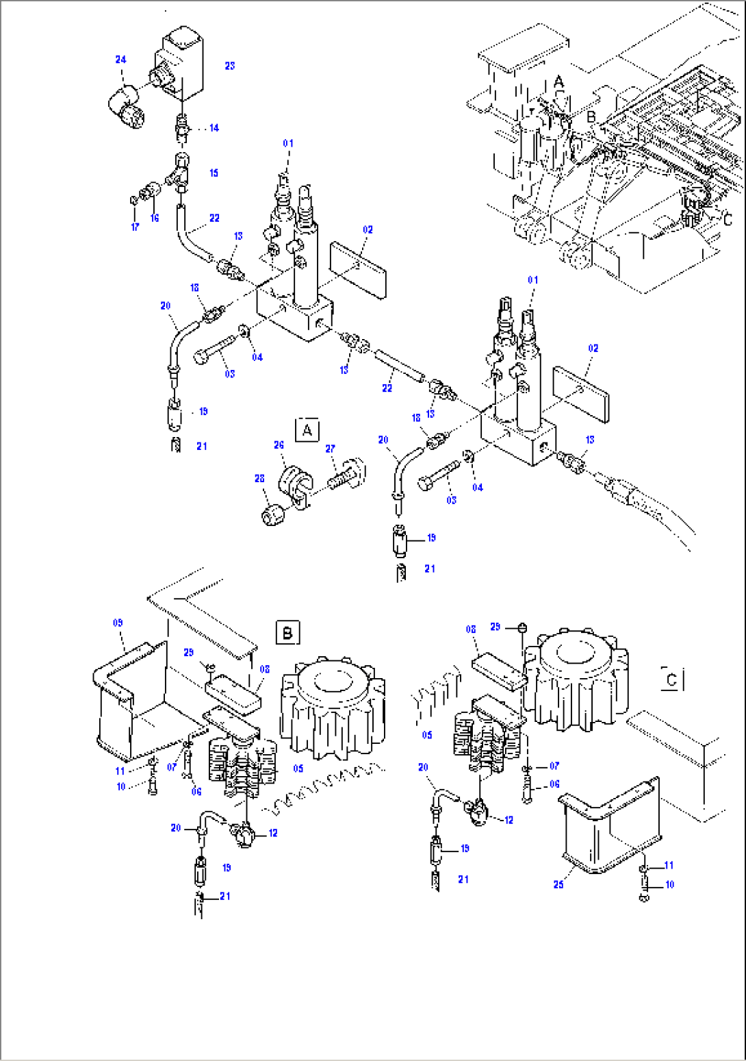 Pinion Lube Lines