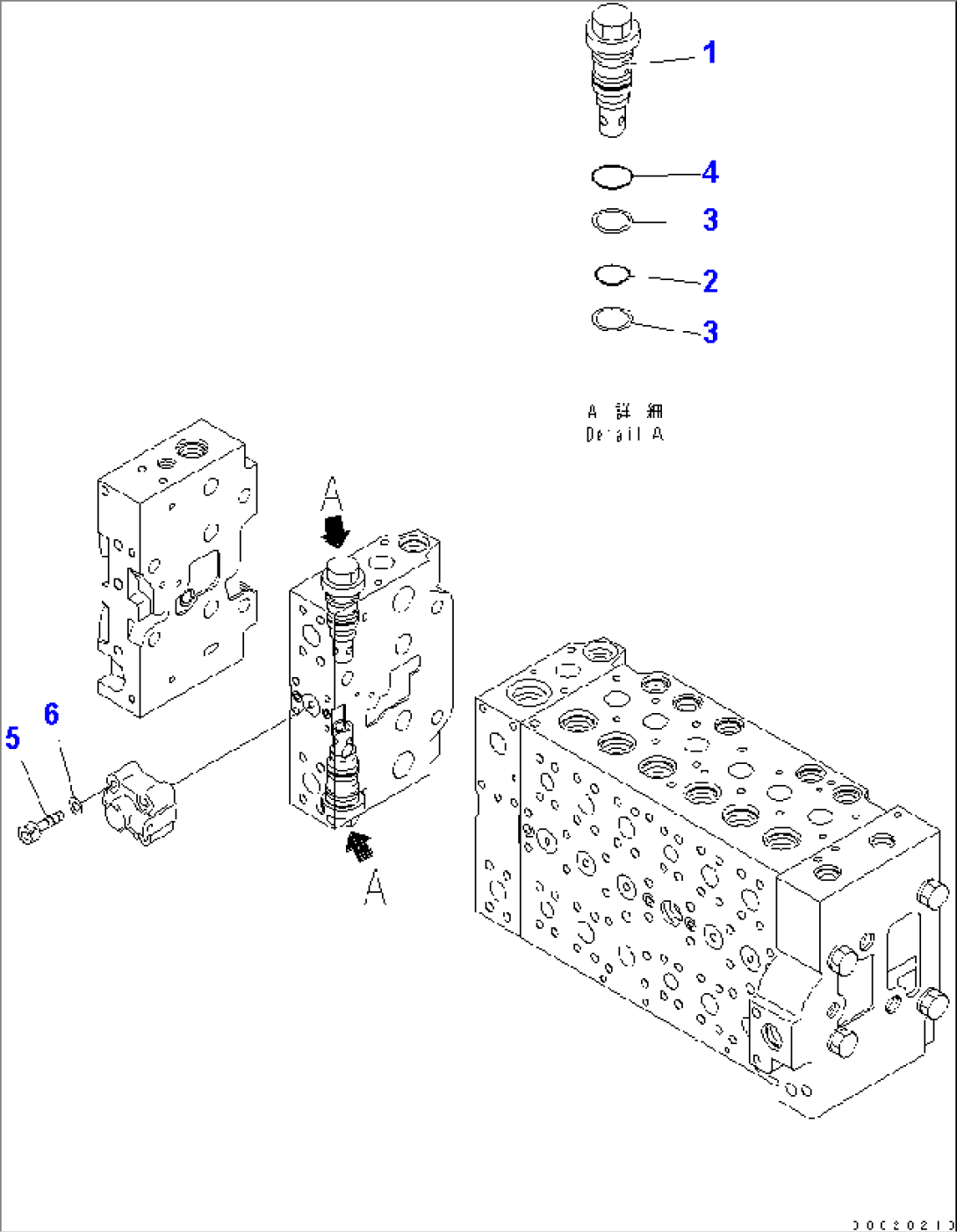 MAIN VALVE (1-ACTUATOR) (21/22) (#K50001-K50499)
