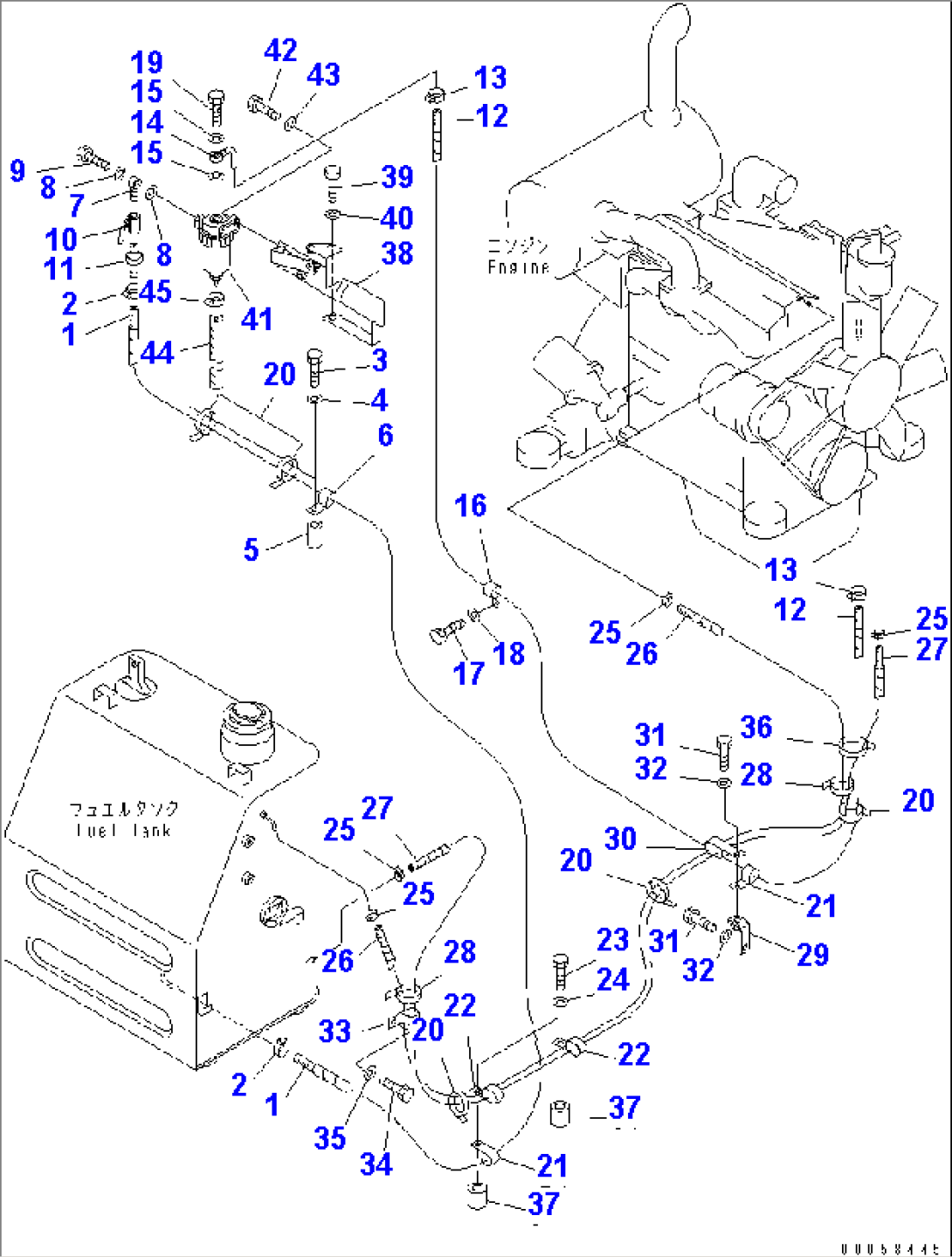 FUEL LINE (WITH WATER SEPARATOR)