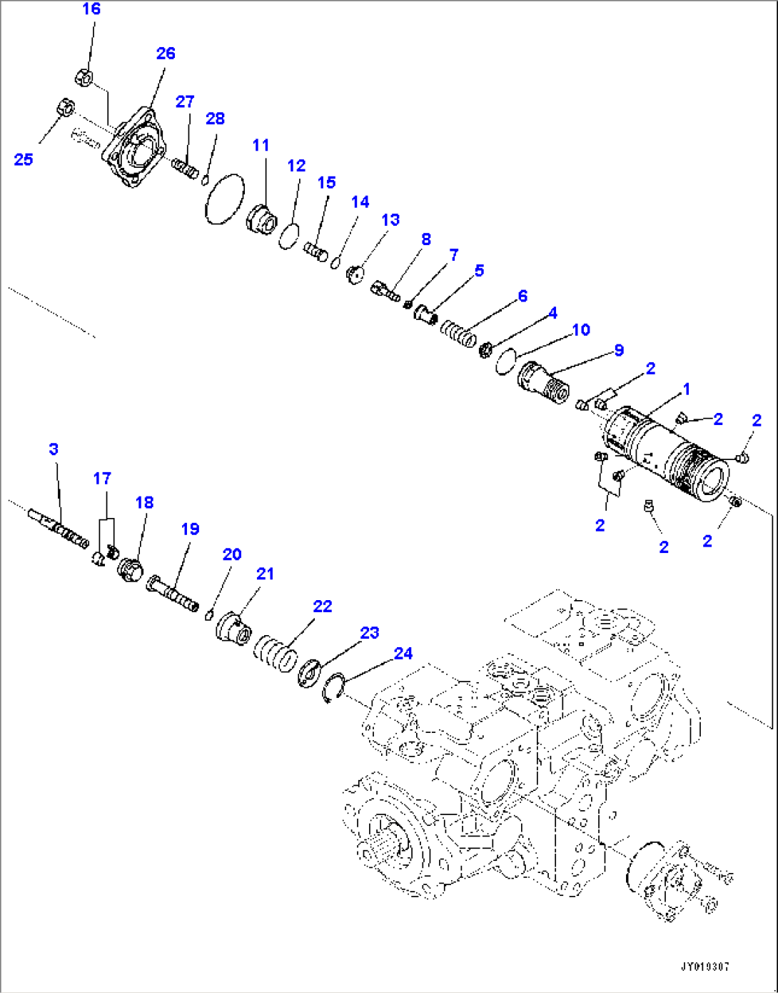 Hydraulic Pump, HST Pump (4/11) (#85001-)