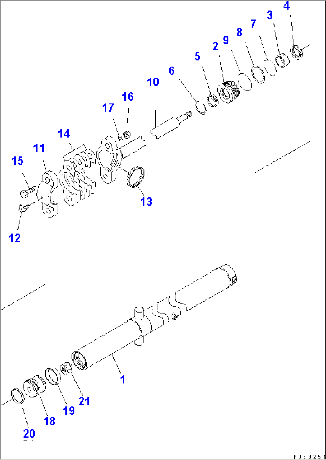 BLADE LIFT CYLINDER(#60001-60049)