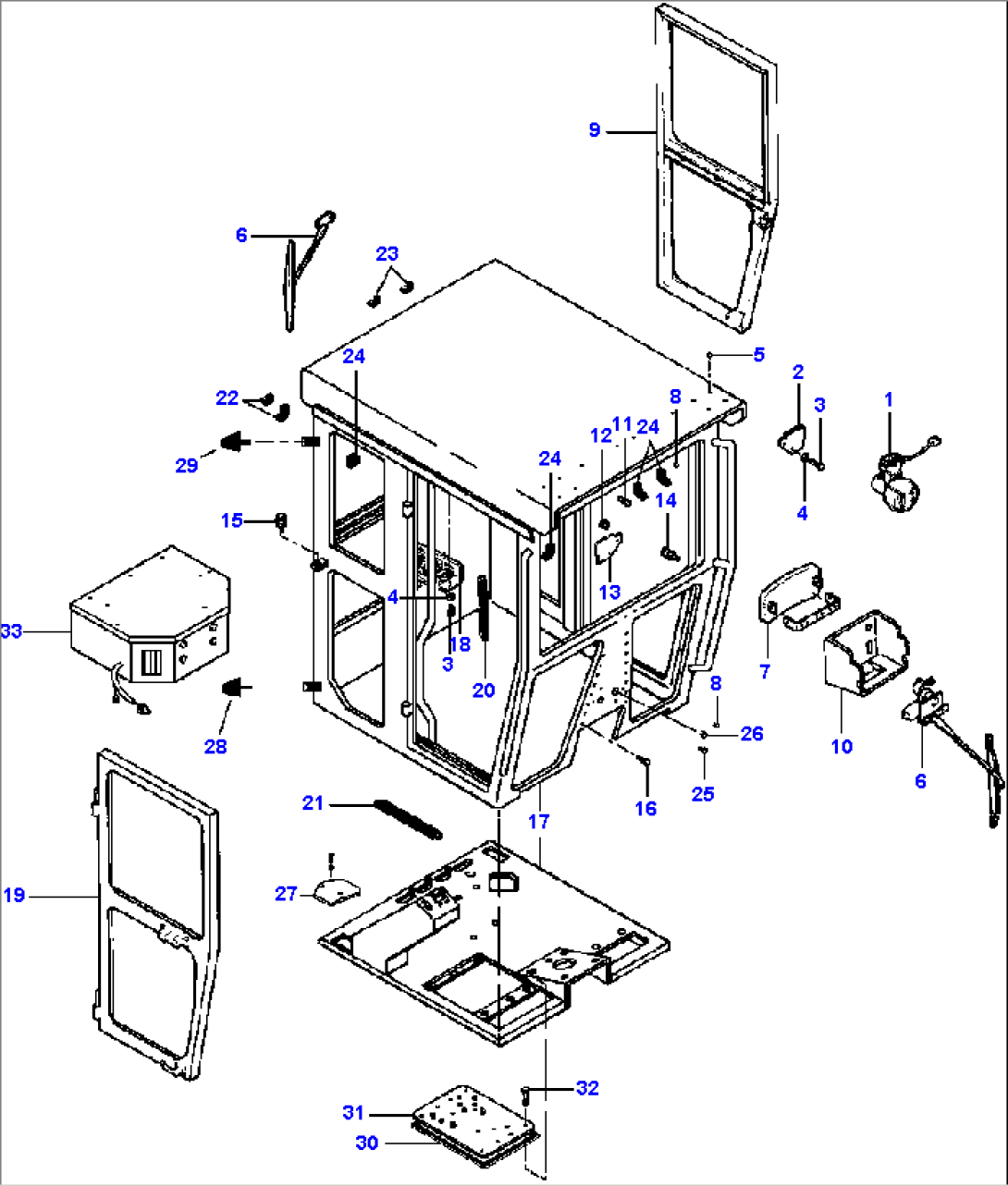 CAB ASSEMBLY FULL HEIGHT