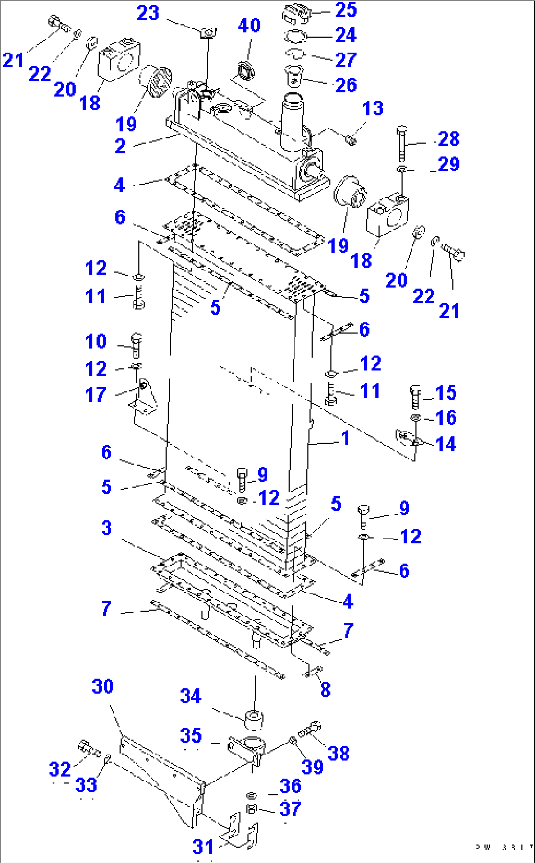 SUB RADIATOR (FOR SIGHT GAUGE)