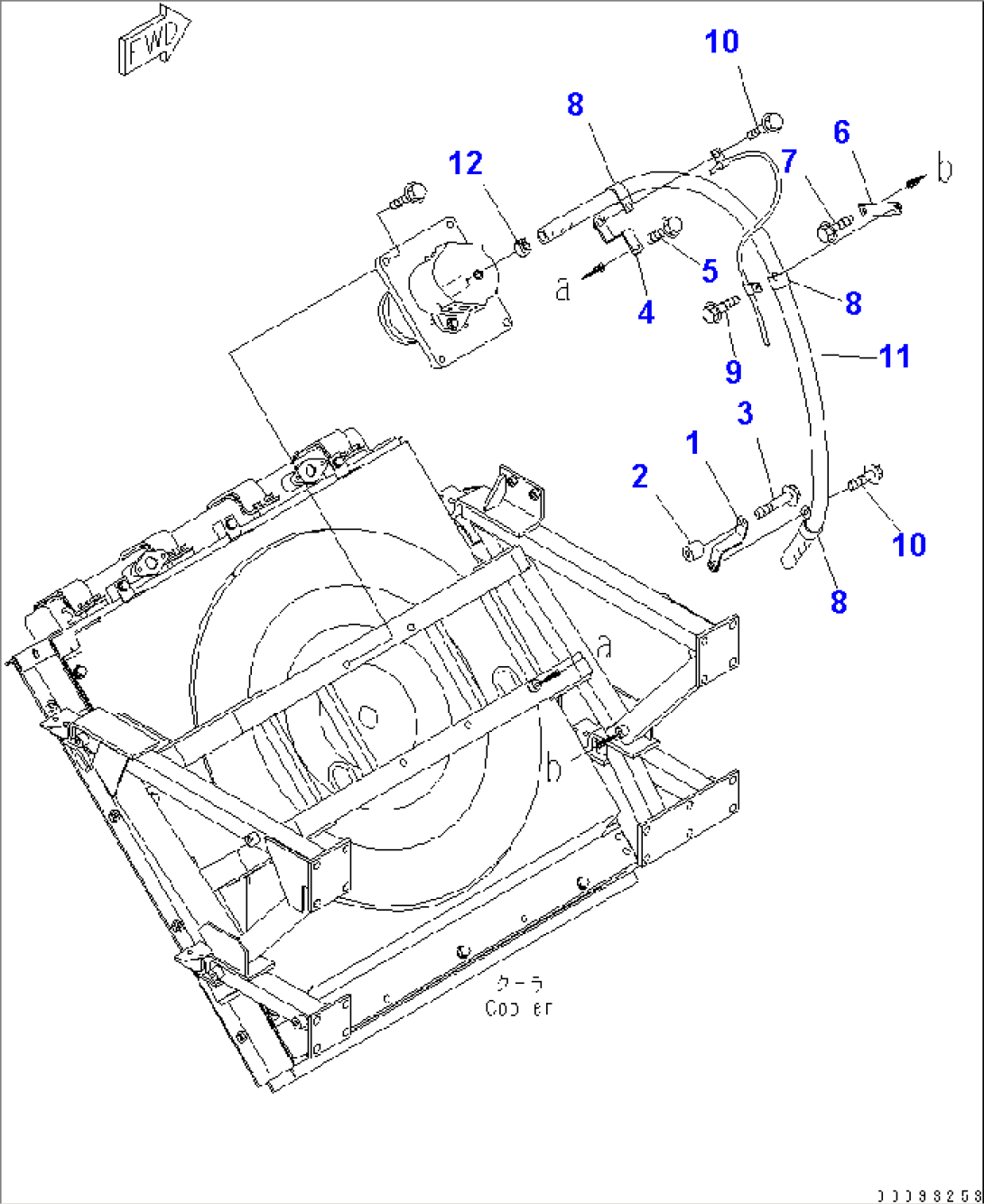FUEL PIPING (MOUNTING PARTS)(#50098-)