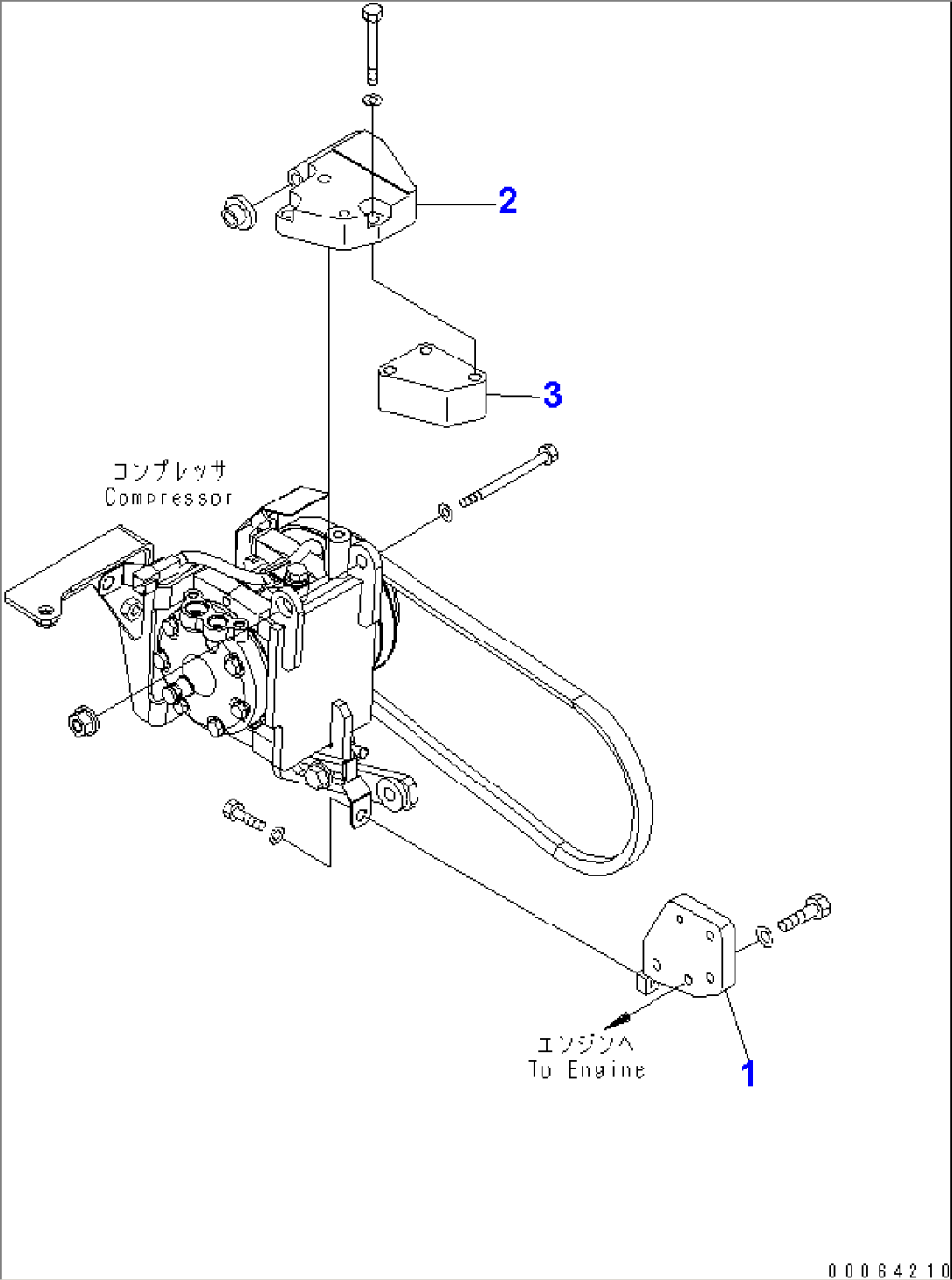 ENGINE TRANSFER PARTS(#75001-)