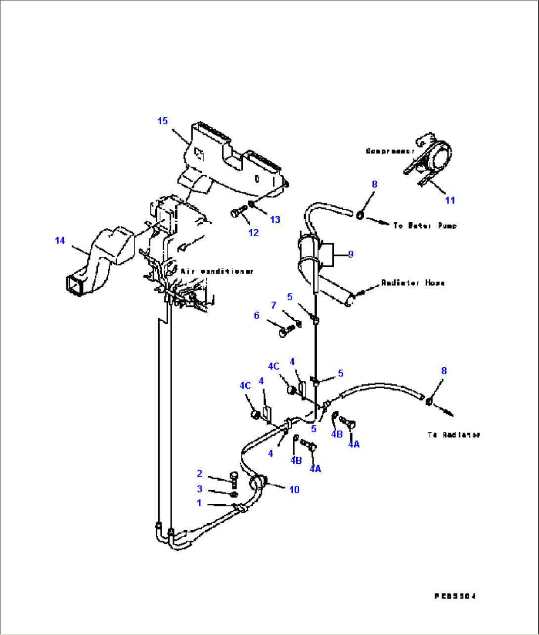 AIR CONDITIONER (HEATING LINE AND DUCT)