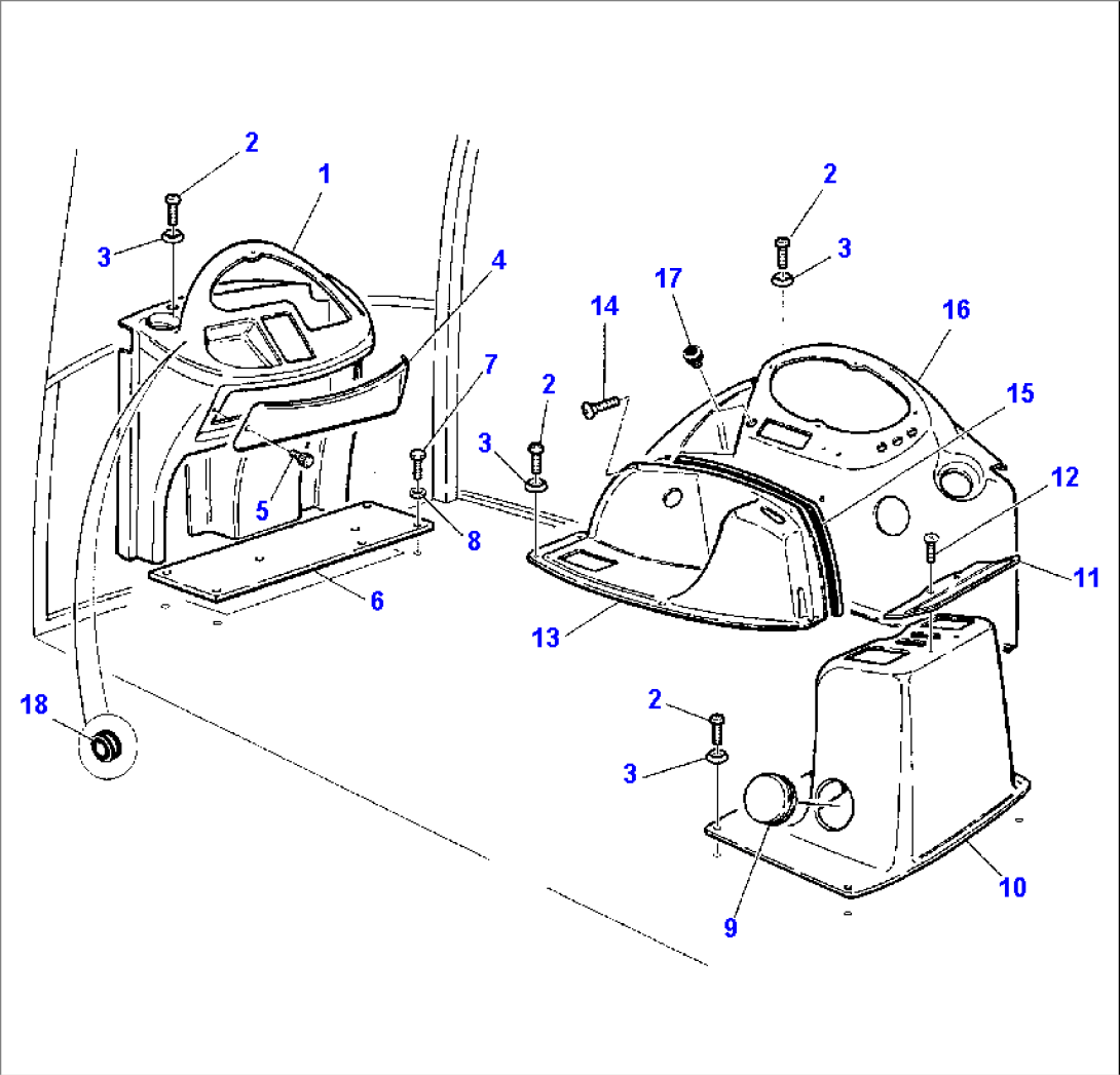 DASHBOARD, FLOOR MAT (CANOPY)