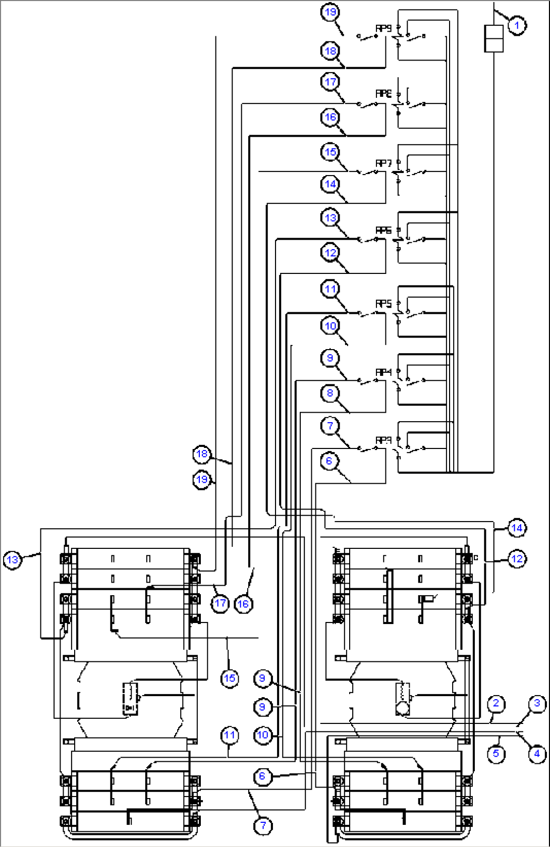 ELECTRIC POWER COMPONENTS WIRING - 1