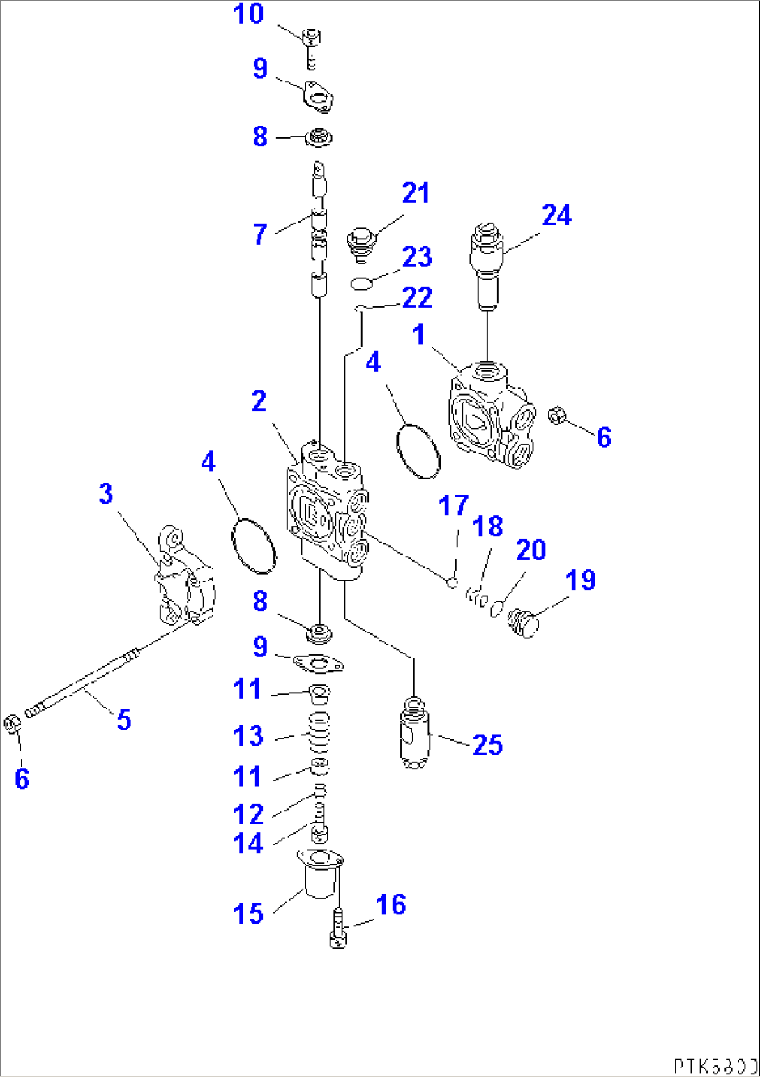 MAIN VALVE (1/2) (FOR BLADE)(#45001-52373)